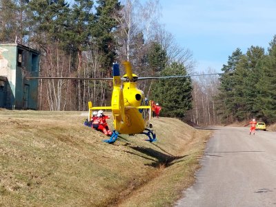 VÝCVIK POSÁDEK LZS JČK PRO ZÁSAHY V NEPŘÍSTUPNÉM TERÉNU